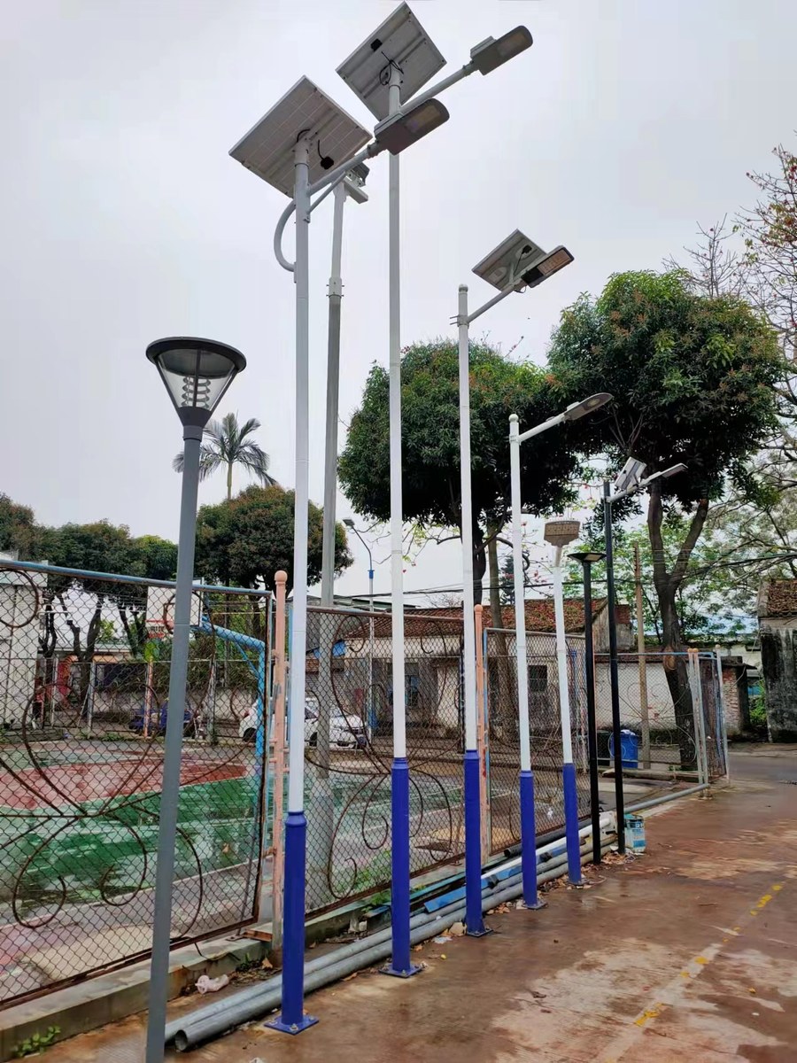 Round   Conical Street Light Pole view 2