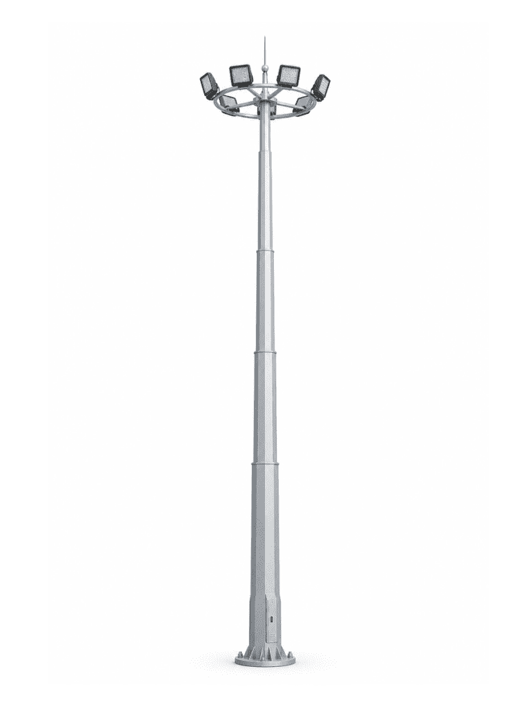 Ring Crown High Mast Light with 6 Floodlights