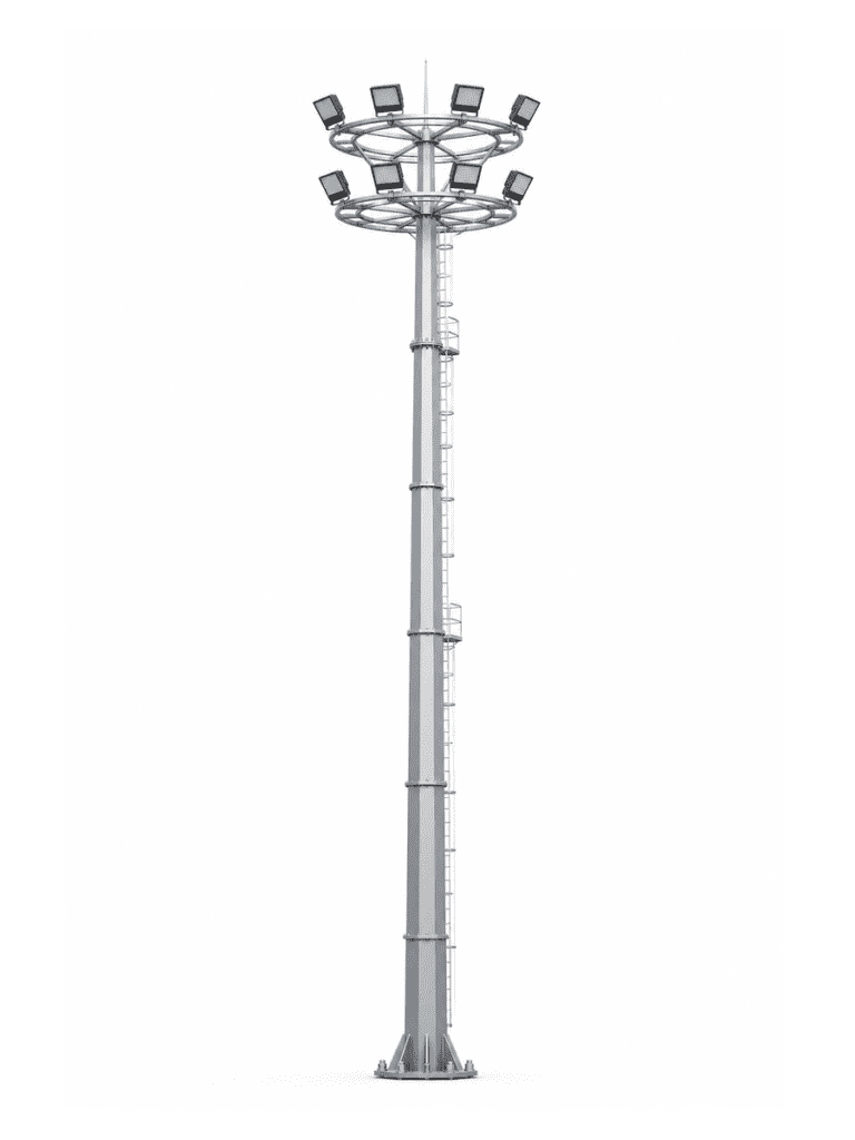 Double Ring High Mast Light with 12 Floodlights