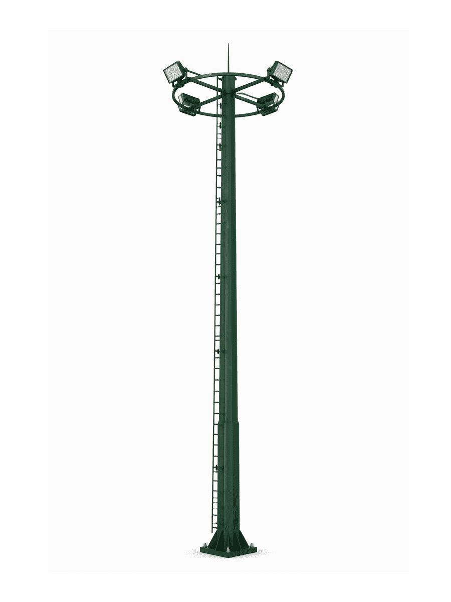 Hexagonal High Mast Light with 18 Floodlights