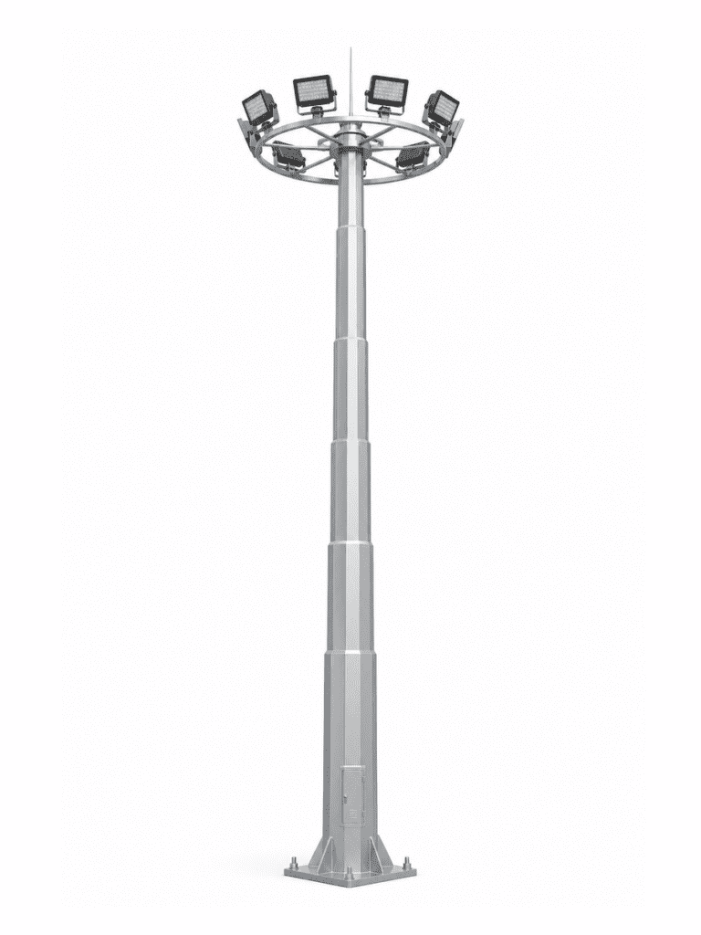 Stadium Matrix High Mast Light with 6 Floodlights