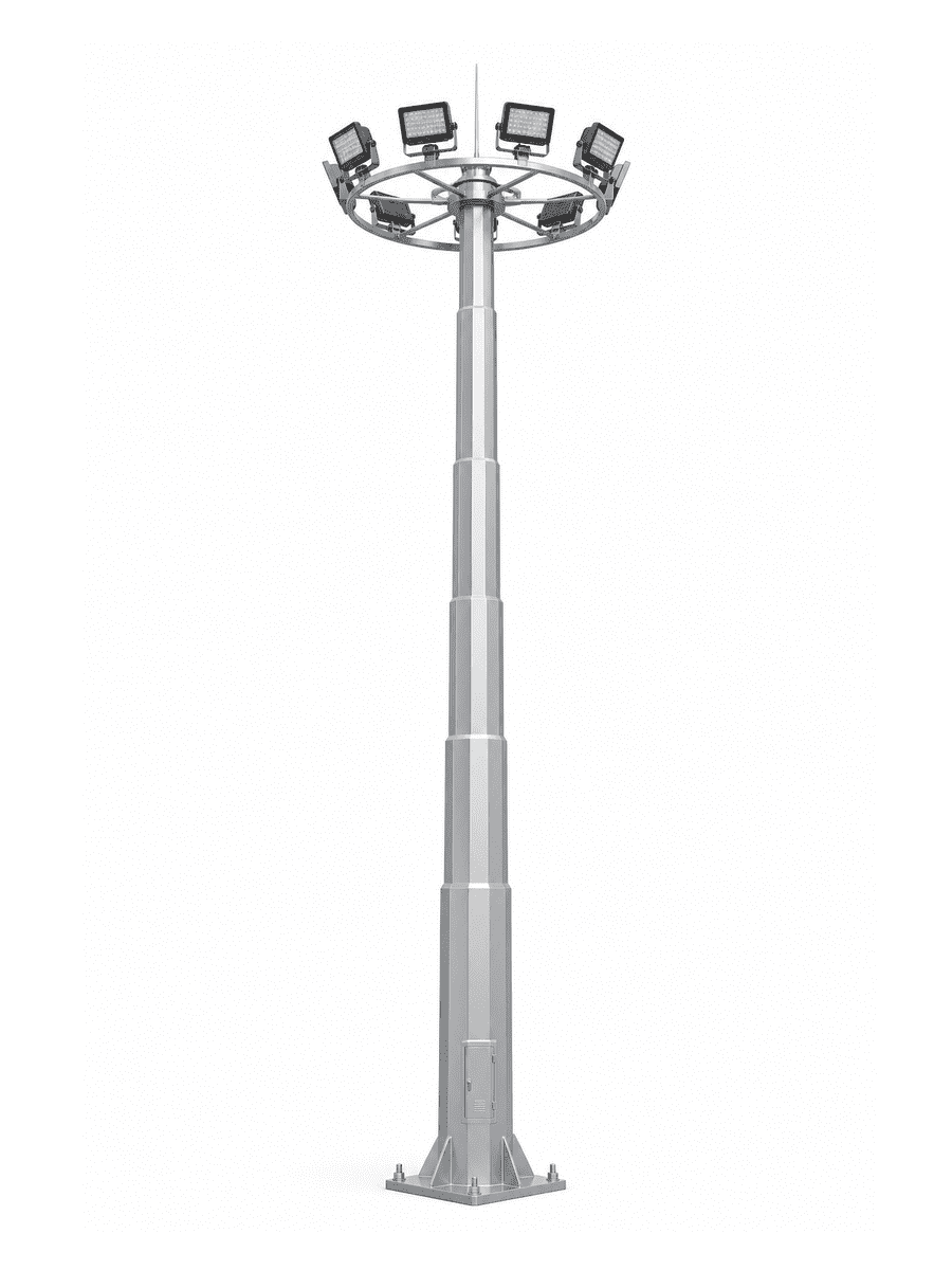Stadium Matrix High Mast Light with 6 Floodlights