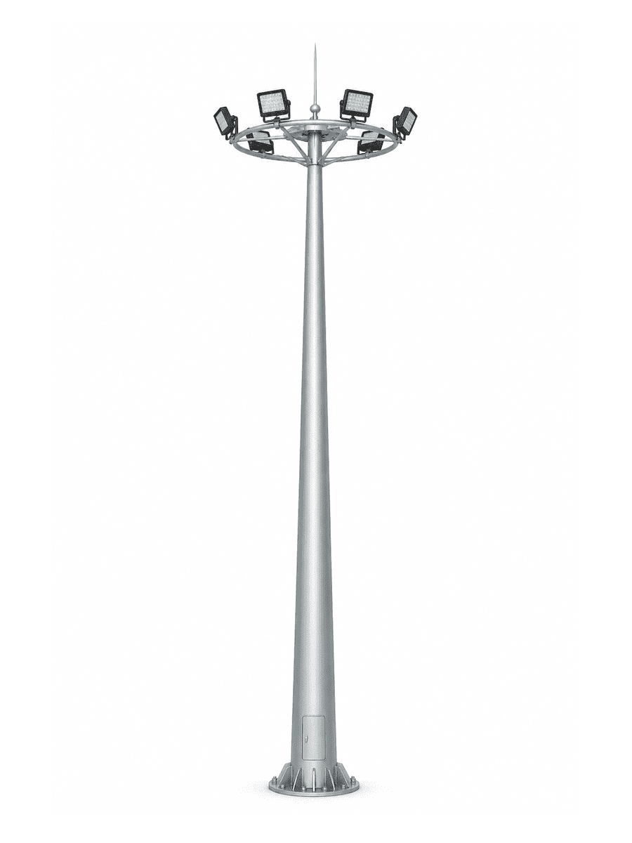 Ring Crown High Mast Light with 6 Floodlights