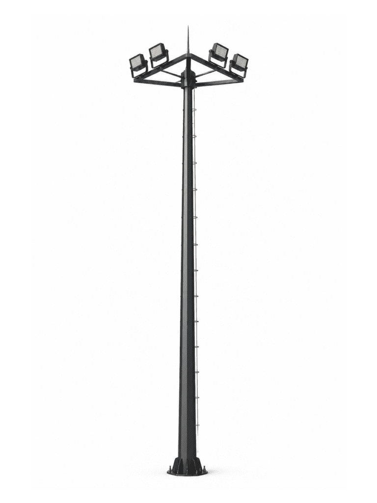 Triangular High Mast Light with 6 Floodlights
