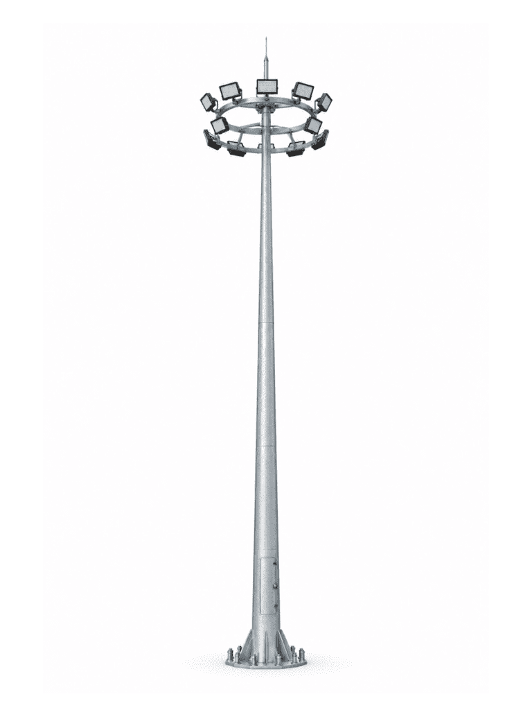 Double Ring High Mast Light with 12 Floodlights