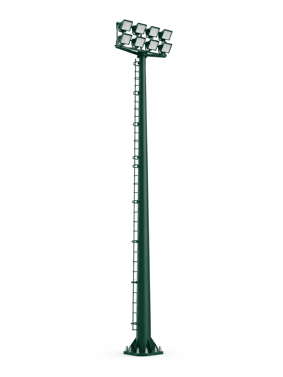 Single Side High Mast Light with 8 Floodlights