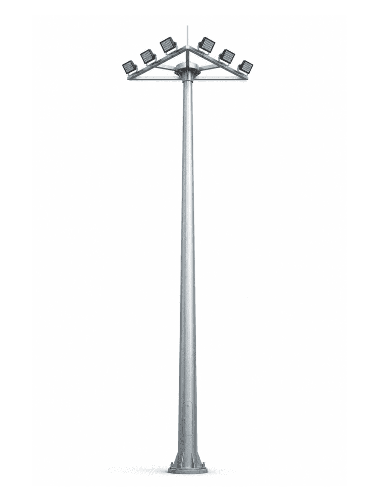 Polygonal Platform High Mast Light with 12 Floodlights