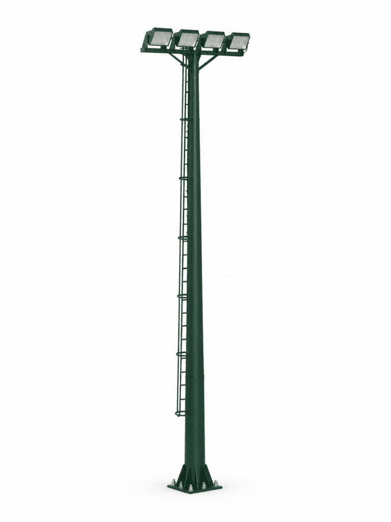 Single Side High Mast Light with 4 Floodlights