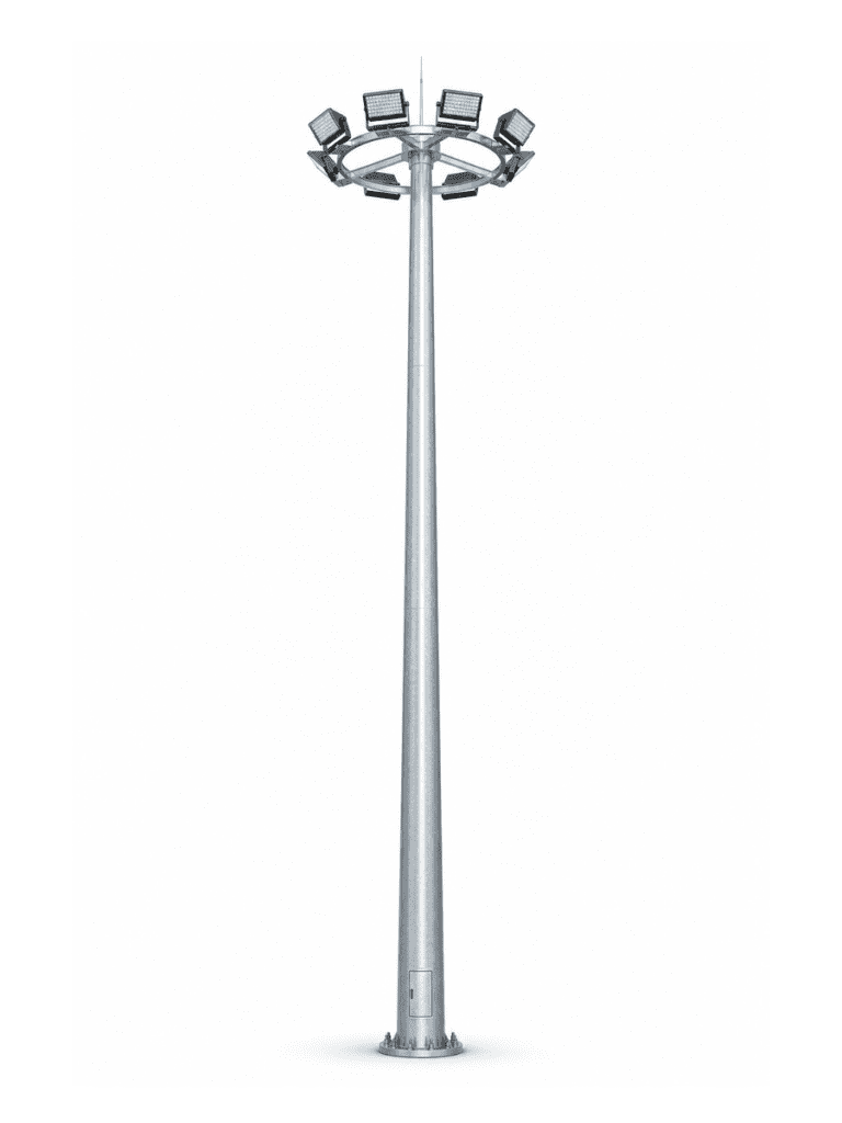 Double Tier High Mast Light with 8 Floodlights