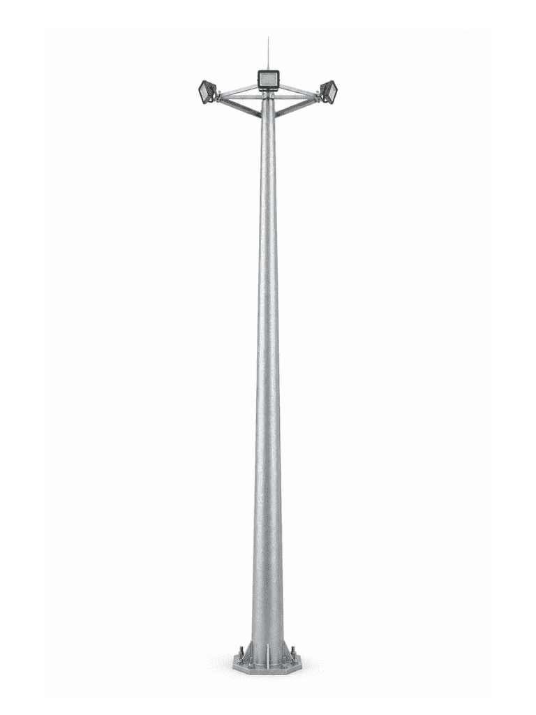 Single Side High Mast Light with 6 Floodlights