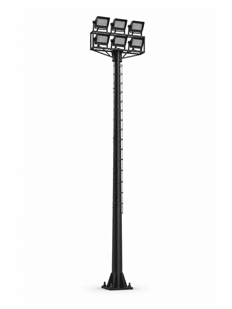 Hexagonal High Mast Light with 12 Floodlights