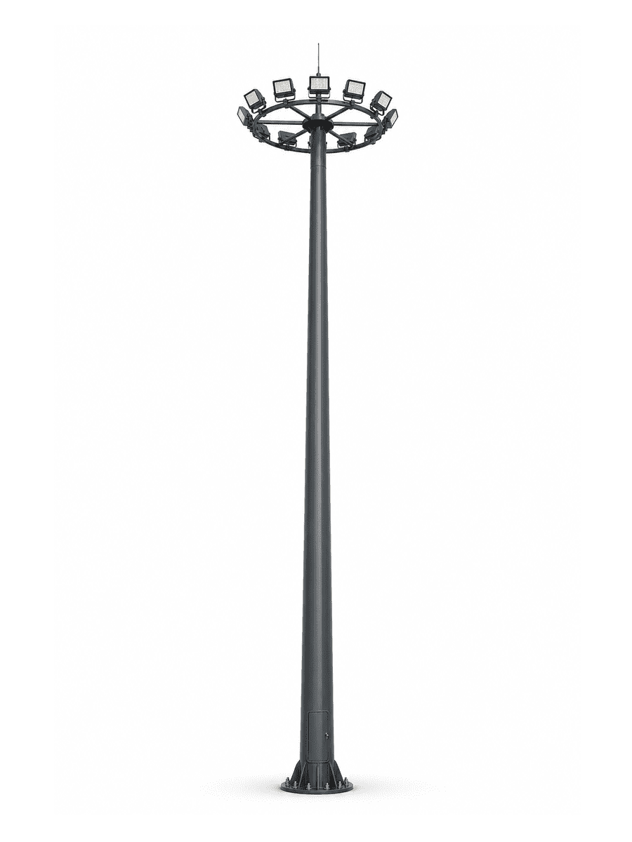 Ring Crown High Mast Light with 10 Floodlights