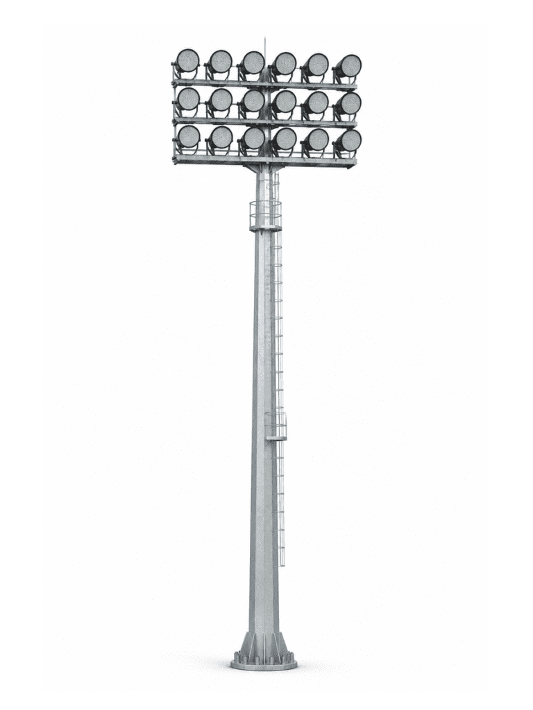Super Stadium High Mast Light with 18 Floodlights