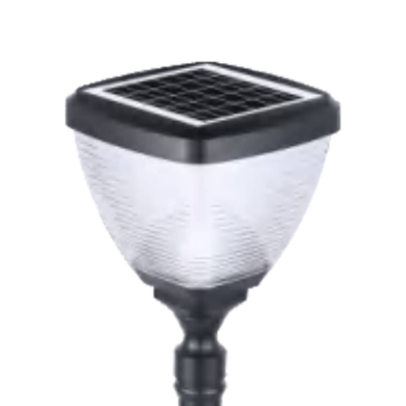 ZC-GGD2806-1 single-head solar bollard, white background product photo