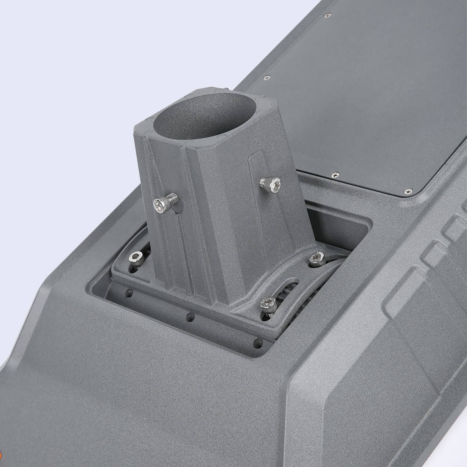 Detail of the ZC-LD mounting spigot on the rear of the housing